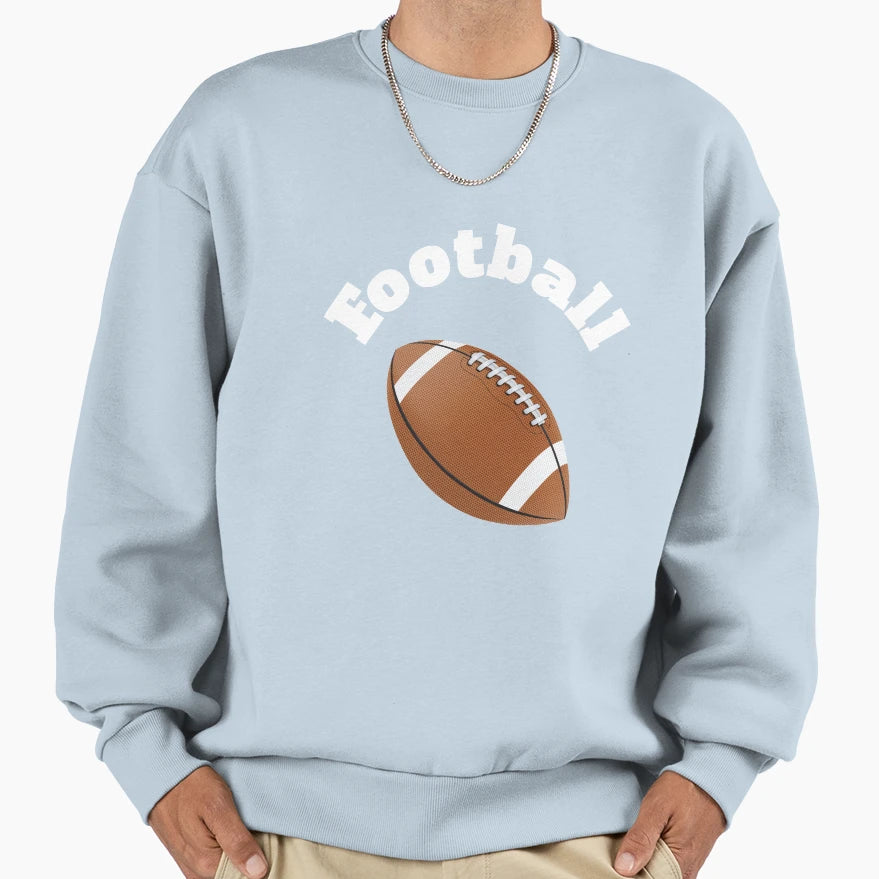 American Football Sweatshirt - Casual Everyday Wear Men Women - T-Shirt, Sweatshirt, Hoodie