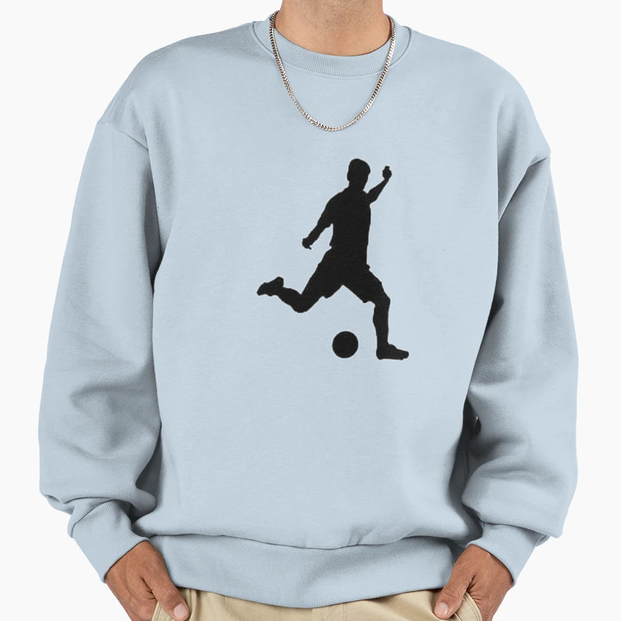 Soccer Player Sweatshirt - Minimalist Print Unisex - T-Shirt, Sweatshirt, Hoodie