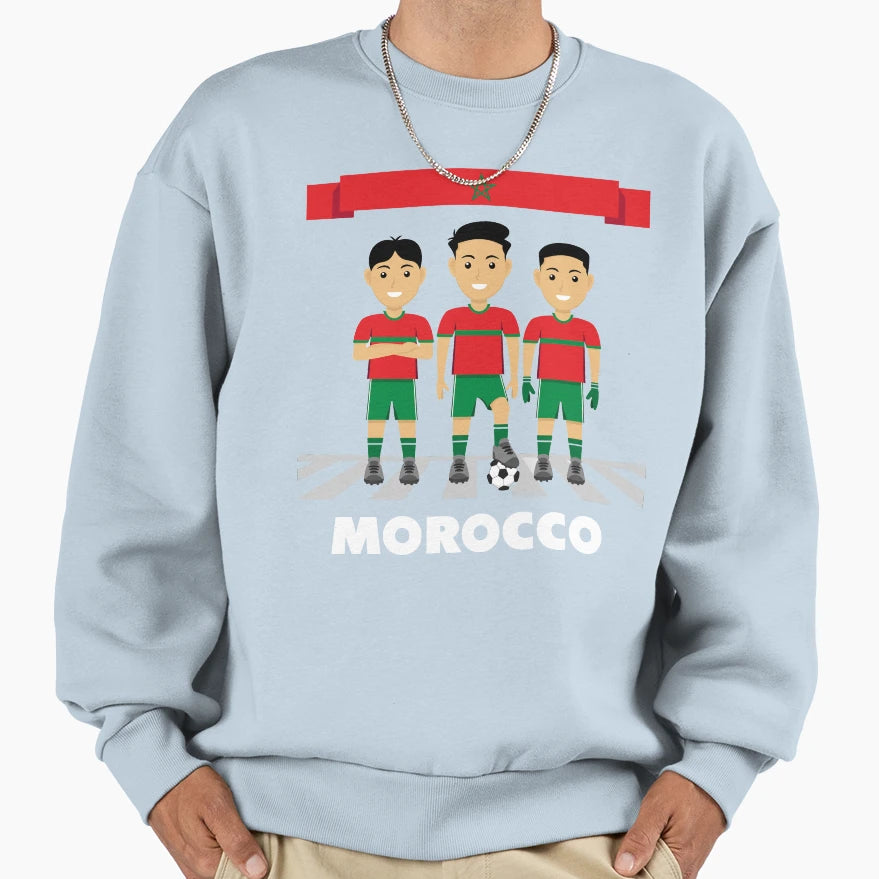 Morocco Flag Maroc Moroccan Lion Flag T-Shirt - Aesthetic Graphic Unisex - T-Shirt, Sweatshirt, Hoodie