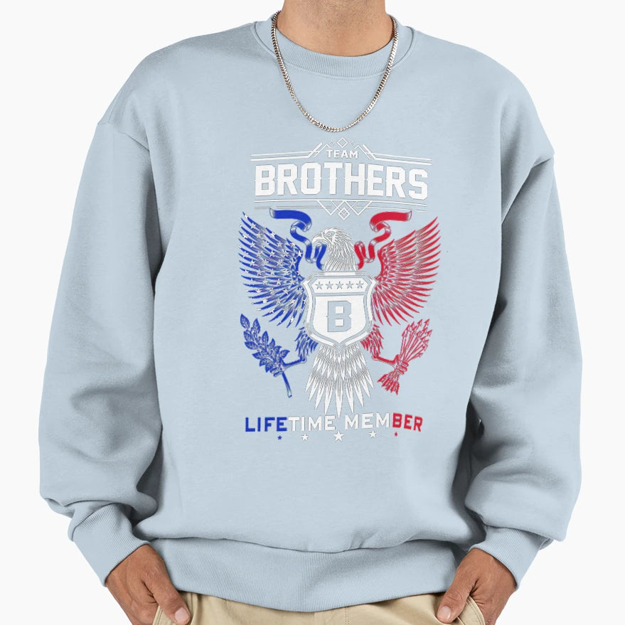 Brothers Name Sweatshirt - Trendy Graphic Unisex - T-Shirt, Sweatshirt, Hoodie