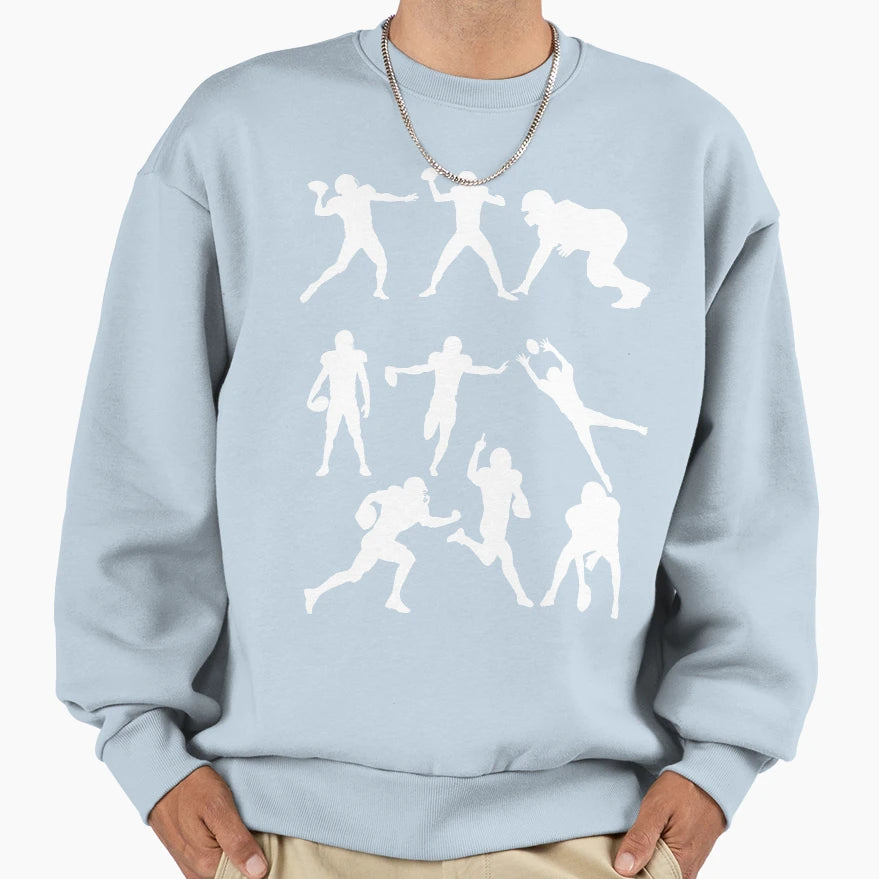 Football Fans Sweatshirt - Fun Novelty Design Men Women - T-Shirt, Sweatshirt, Hoodie