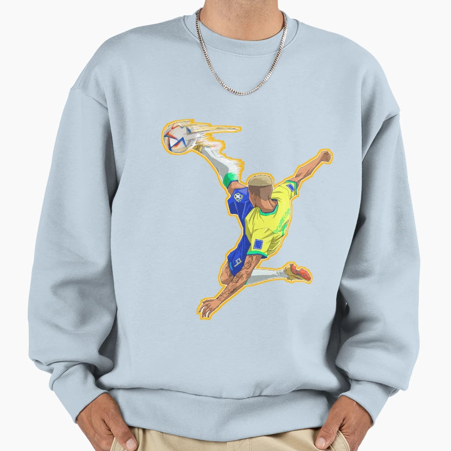 Richarlison Anime Goal Sweatshirt - Casual Everyday Wear Unisex - T-Shirt, Sweatshirt, Hoodie