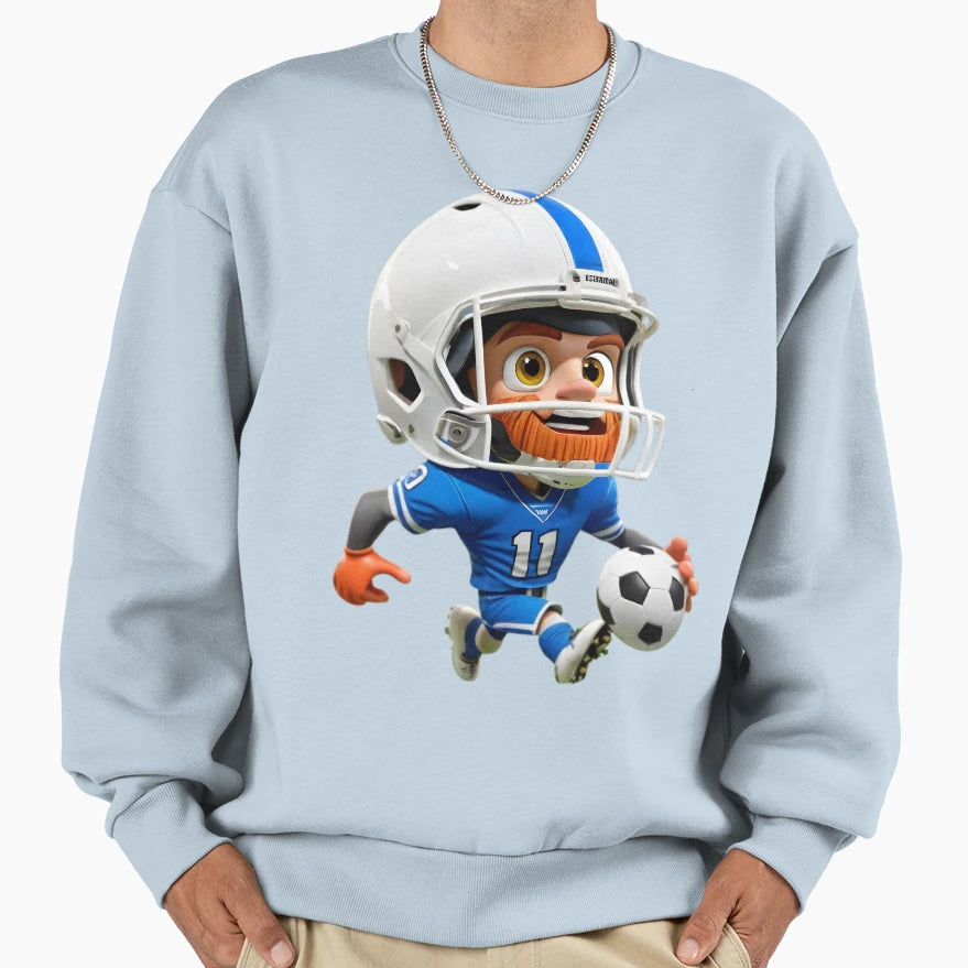 Lubbys Funny Sports Cartoon Sweatshirt - Trendy Graphic Men Women - T-Shirt, Sweatshirt, Hoodie