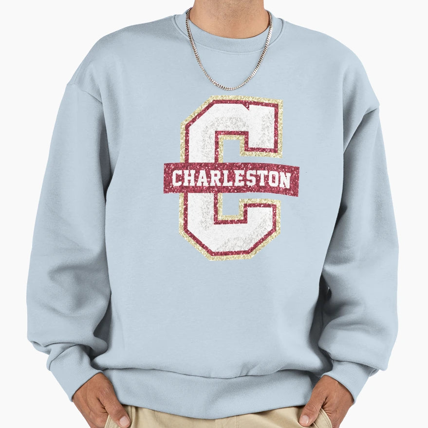 College Charleston Sweatshirt - Novelty Apparel for Adults - T-Shirt, Sweatshirt, Hoodie