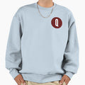 Monogram Letter Q Flannel Sweatshirt - Unique Graphic Men Women - T-Shirt, Sweatshirt, Hoodie