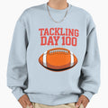 100Th Day School Football Lovers Sweatshirt - Custom Art Print Unisex - T-Shirt, Sweatshirt, Hoodie