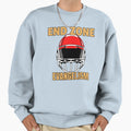 End Zone Evangelism Red Football T-Shirt - Trendy Graphic for Adults - T-Shirt, Sweatshirt, Hoodie