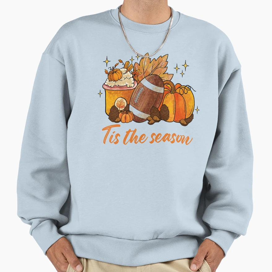 Tis Season Fall Sweatshirt - Minimalist Print Unisex - T-Shirt, Sweatshirt, Hoodie