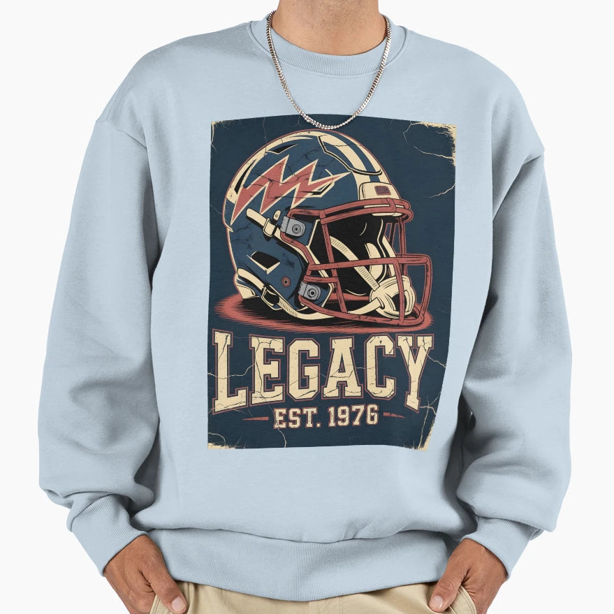Nfl Football Legacy Distressed T-Shirt - Streetwear Style Men Women - T-Shirt, Sweatshirt, Hoodie