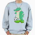 Crocodile Soccer Player Soccer Sweatshirt - Fun Novelty Design Men Women - T-Shirt, Sweatshirt, Hoodie