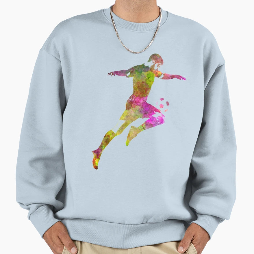 Soccer Football Player 12 Sweatshirt - Trendy Graphic Men Women - T-Shirt, Sweatshirt, Hoodie