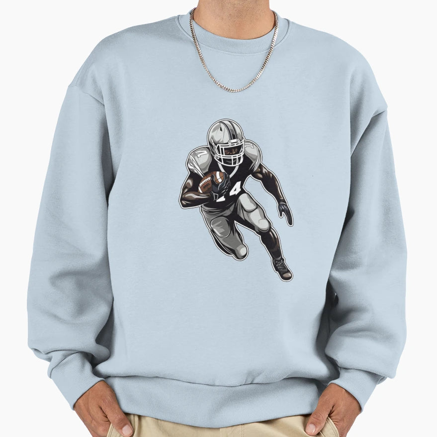 American Football Sweatshirt - Aesthetic Graphic Men Women - T-Shirt, Sweatshirt, Hoodie