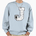 Letter J Initials Sweatshirt - Trendy Graphic Unisex - T-Shirt, Sweatshirt, Hoodie