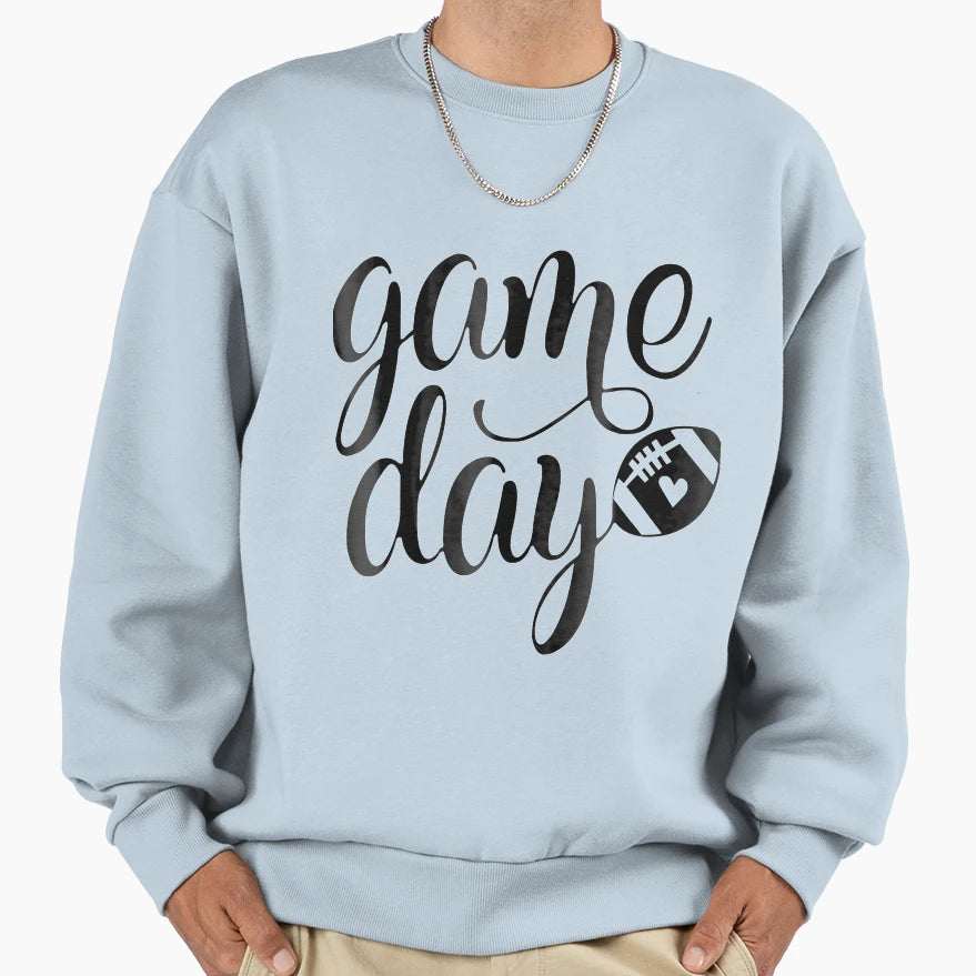 Game Day Football Fall Sports Sweatshirt - Streetwear Style for Adults - T-Shirt, Sweatshirt, Hoodie