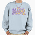 Knit Faux Floral Mama Mothers Day Sweatshirt - Minimalist Print Men Women - T-Shirt, Sweatshirt, Hoodie