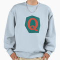 Letter Q Colorful Cutout Paper Sweatshirt - Unique Graphic for Adults - T-Shirt, Sweatshirt, Hoodie