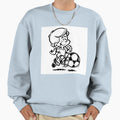 Soccer Player Cartoon Sweatshirt - Streetwear Style Unisex - T-Shirt, Sweatshirt, Hoodie
