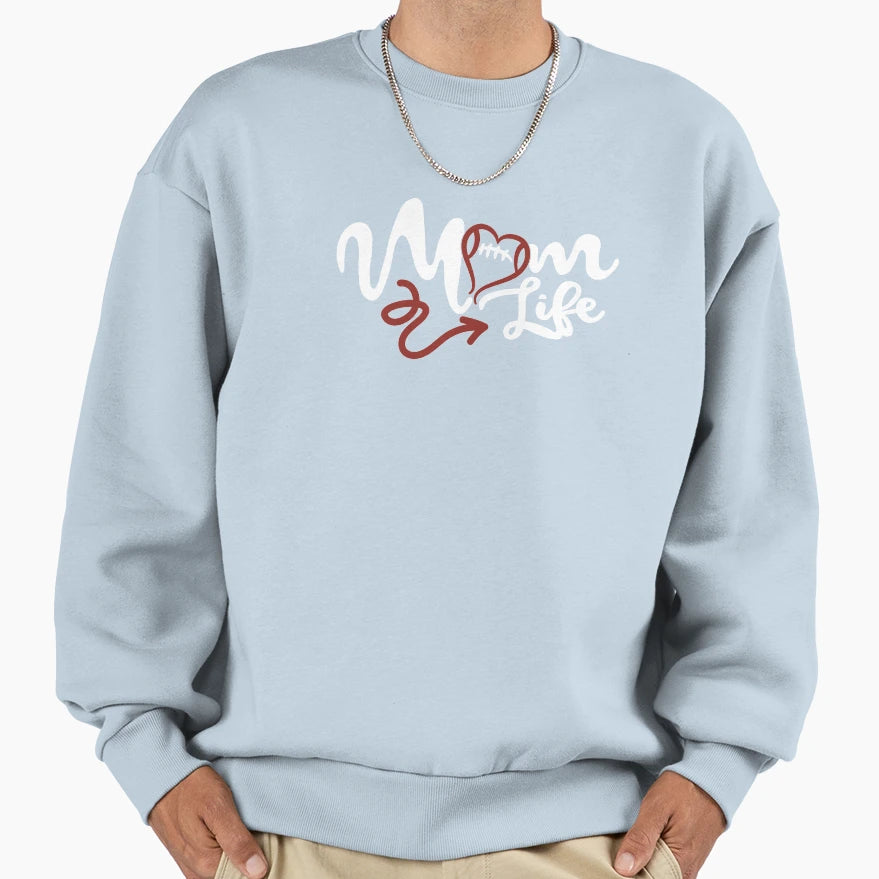 Football Mom Life Novelty Momlife Sweatshirt - Novelty Apparel Men Women - T-Shirt, Sweatshirt, Hoodie