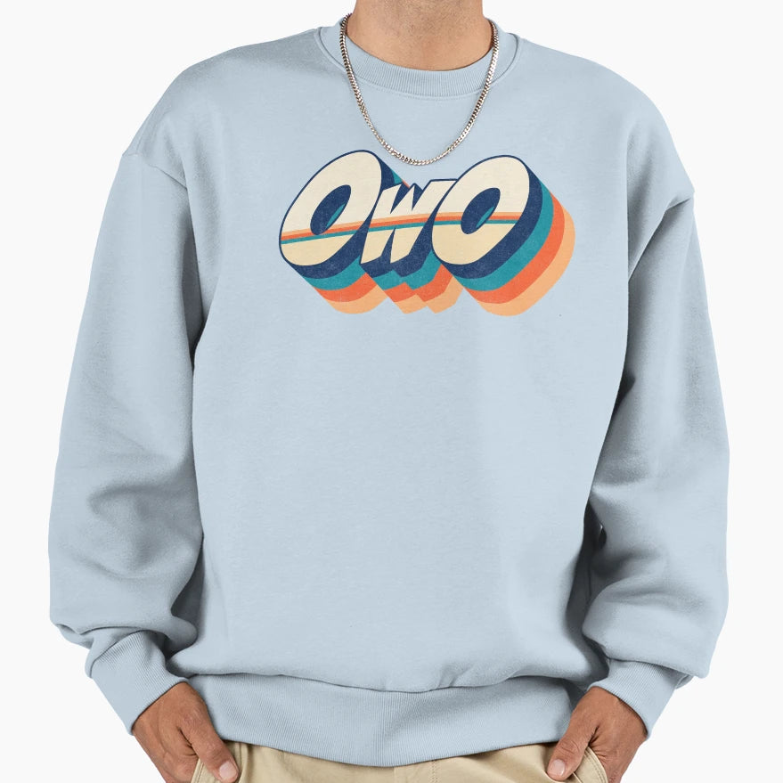 Owo Sweatshirt - Unique Graphic for Adults - T-Shirt, Sweatshirt, Hoodie