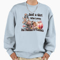 Fall Football Flannels Autumn Loves Sweatshirt - Trendy Graphic Men Women - T-Shirt, Sweatshirt, Hoodie