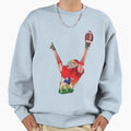Star American Football Player Sweatshirt - Fun Novelty Design for Adults - T-Shirt, Sweatshirt, Hoodie
