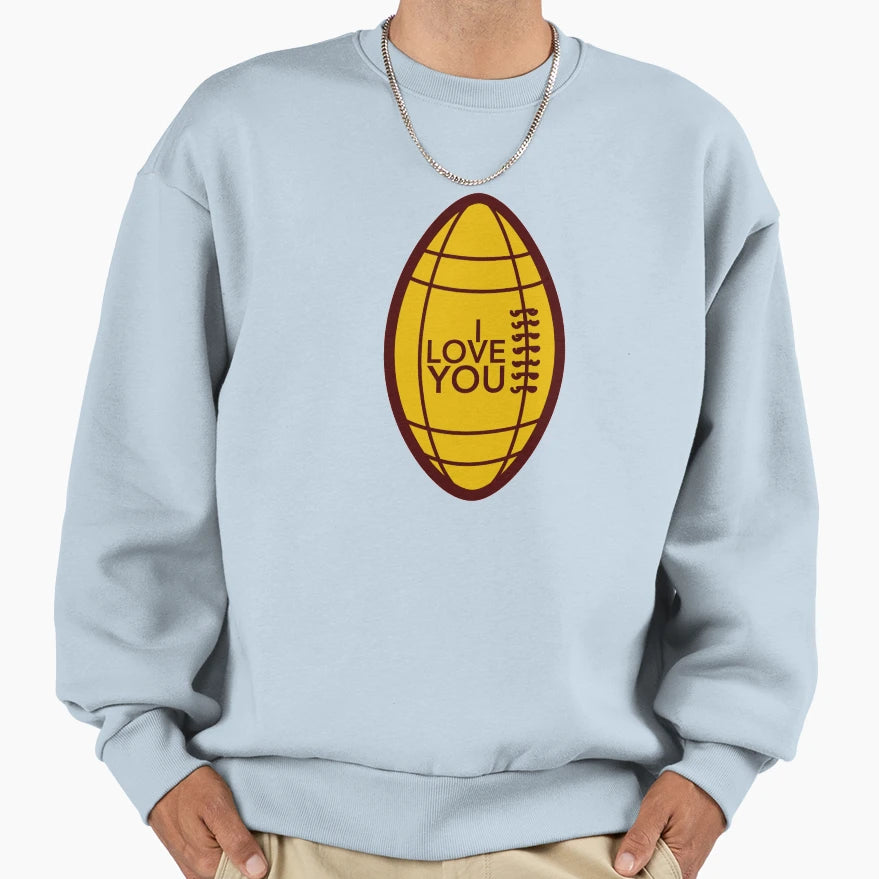 Football Sweatshirt - Graphic Print for Adults - T-Shirt, Sweatshirt, Hoodie