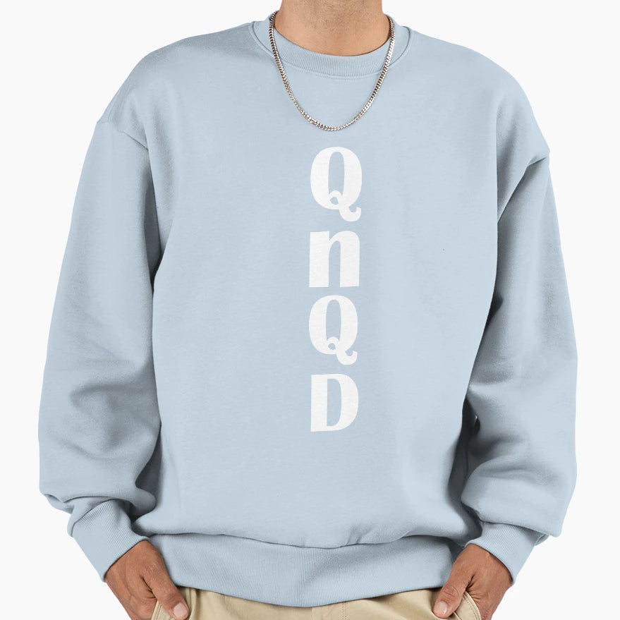 Qnqd Sweatshirt - Casual Everyday Wear Men Women - T-Shirt, Sweatshirt, Hoodie