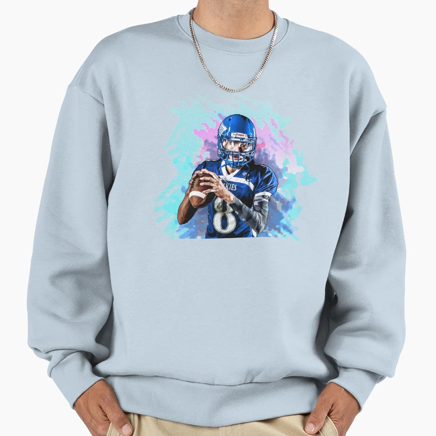 American Football Sweatshirt - Fun Novelty Design for Adults - T-Shirt, Sweatshirt, Hoodie