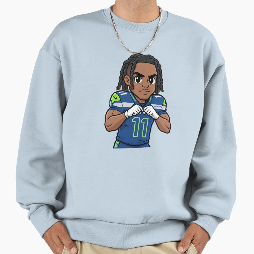 Jaxon Smith Njigba Sweatshirt - Trendy Graphic Unisex - T-Shirt, Sweatshirt, Hoodie