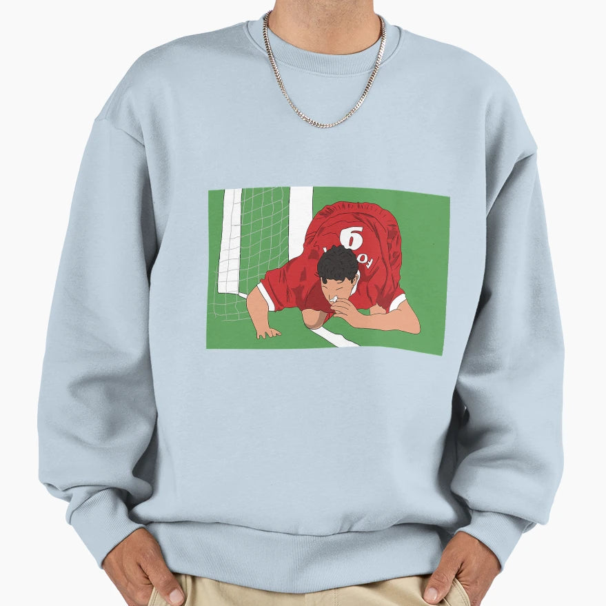 Robbie Fowler 90S Celebration Sweatshirt - Aesthetic Graphic Unisex - T-Shirt, Sweatshirt, Hoodie