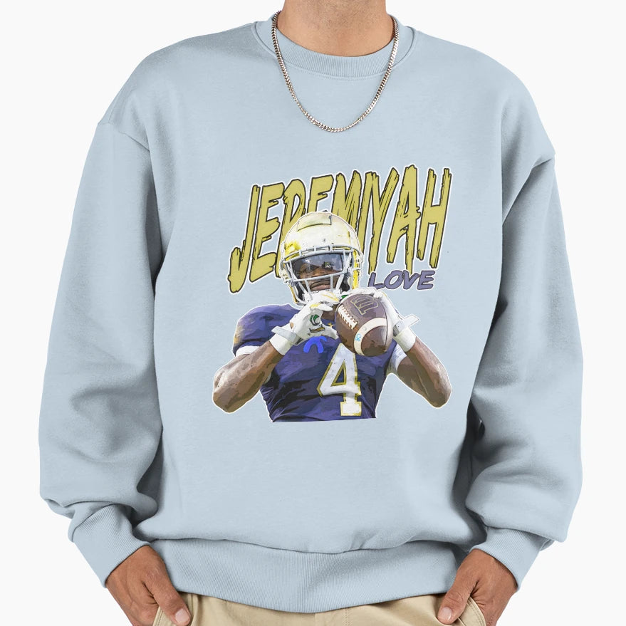 Jeremiyah Love Football Player Sweatshirt - Streetwear Style Unisex - T-Shirt, Sweatshirt, Hoodie
