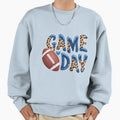 Game Day Leopard Football Sweatshirt - Unique Graphic Unisex - T-Shirt, Sweatshirt, Hoodie