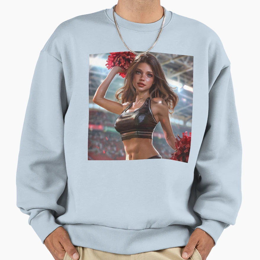 Game Day Energy Cheerleader Field Sweatshirt - Streetwear Style Men Women - T-Shirt, Sweatshirt, Hoodie