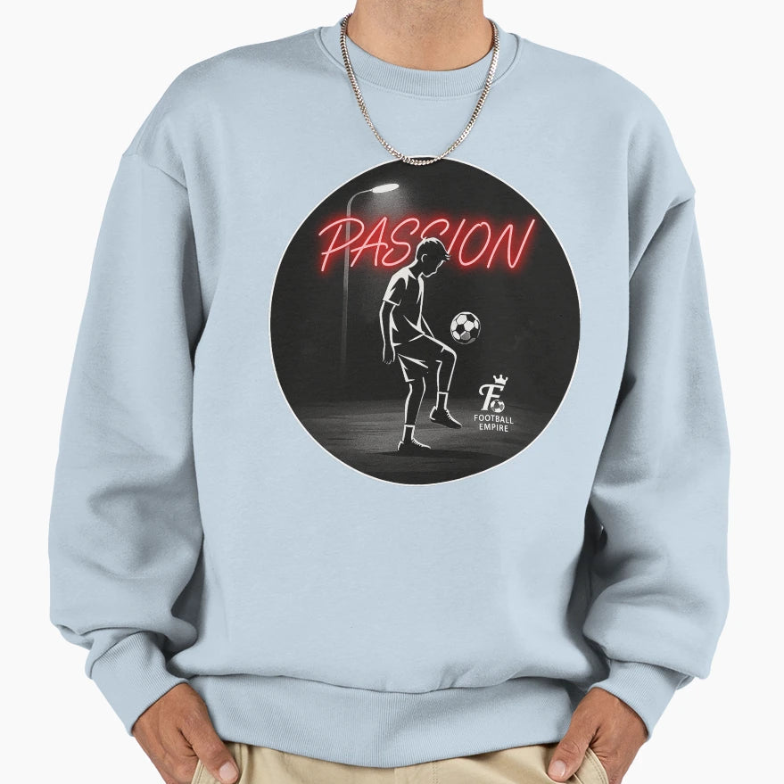 Passion Football Neon Street Art Urban Sweatshirt - Trendy Graphic Unisex - T-Shirt, Sweatshirt, Hoodie