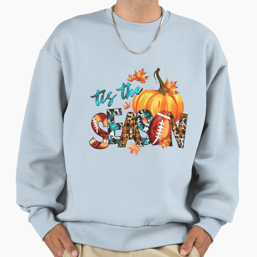 Tis Season Fall Pumpkin And Sweatshirt - Fun Novelty Design for Adults - T-Shirt, Sweatshirt, Hoodie