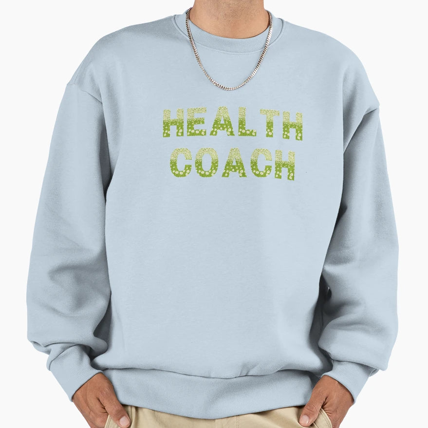 Health Coach Daisies Sweatshirt - Graphic Print Unisex - T-Shirt, Sweatshirt, Hoodie
