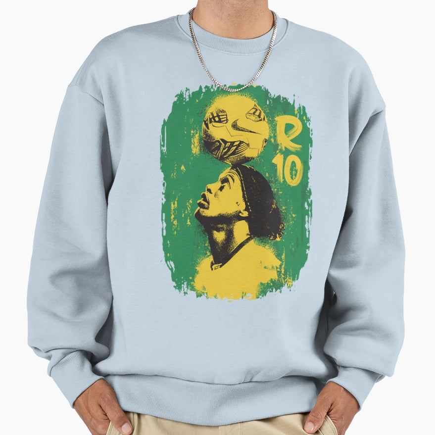 Ronaldinho Sweatshirt - Fun Novelty Design for Adults - T-Shirt, Sweatshirt, Hoodie