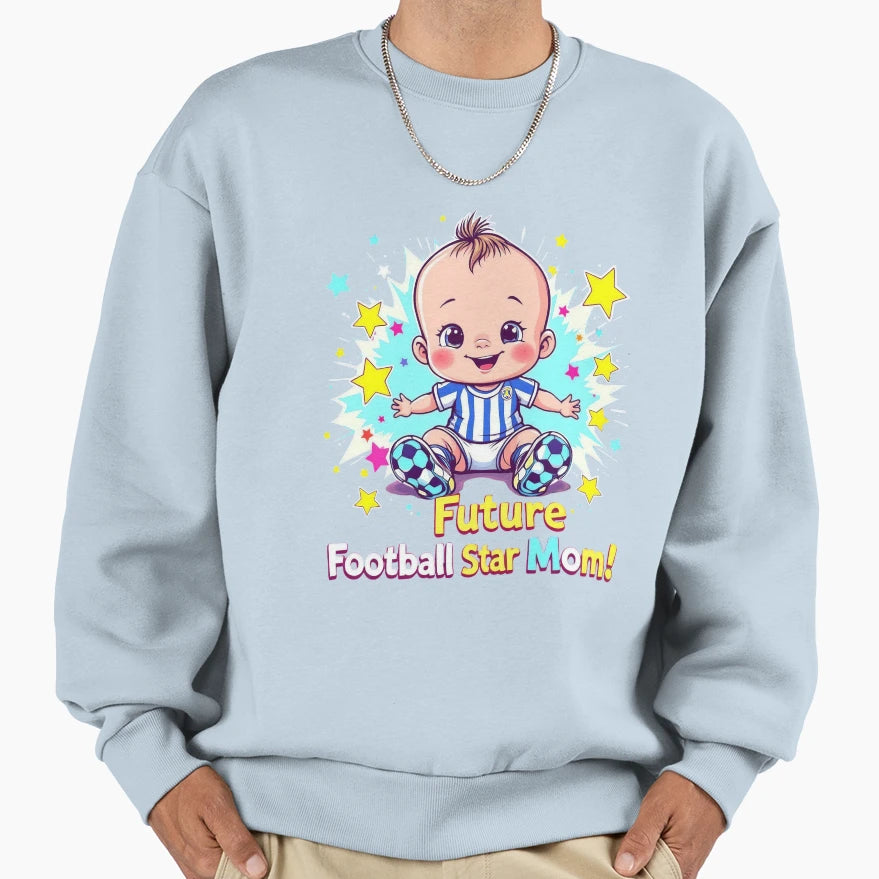 Future Football Star Mom Soccer Mom Gift T-Shirt - Unique Graphic Unisex - T-Shirt, Sweatshirt, Hoodie