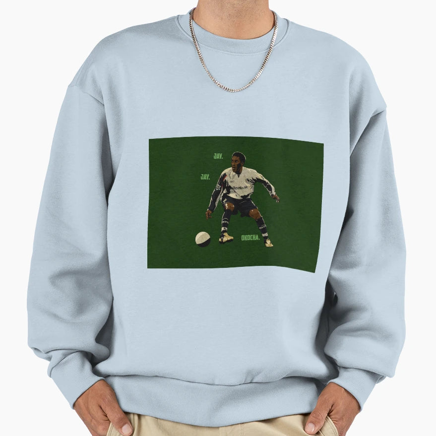 Jay Jay Okocha Sweatshirt - Unique Graphic Men Women - T-Shirt, Sweatshirt, Hoodie
