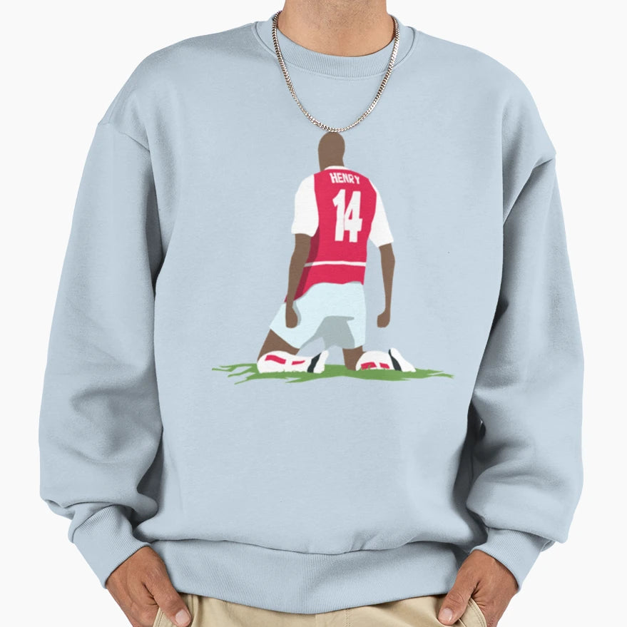 Thierry Henry Sweatshirt - Novelty Apparel for Adults - T-Shirt, Sweatshirt, Hoodie