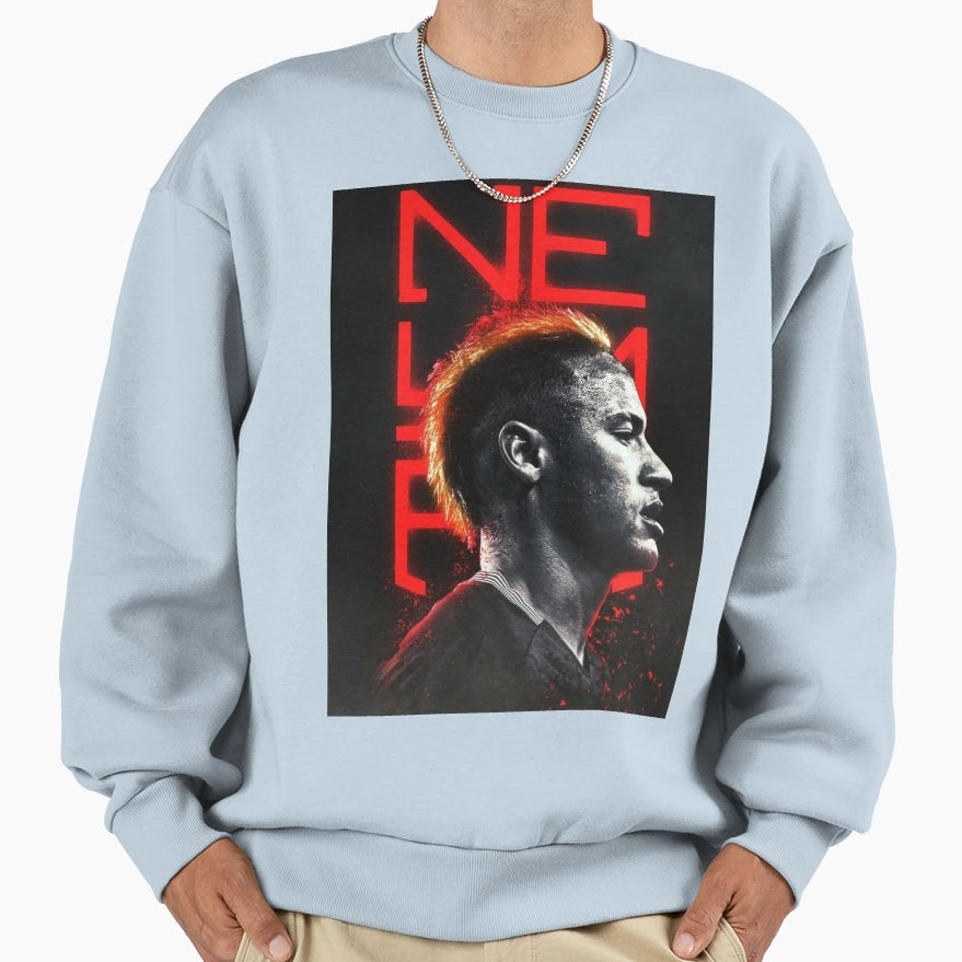 Black Wallpaper Neymar Sweatshirt - Novelty Apparel Unisex - T-Shirt, Sweatshirt, Hoodie
