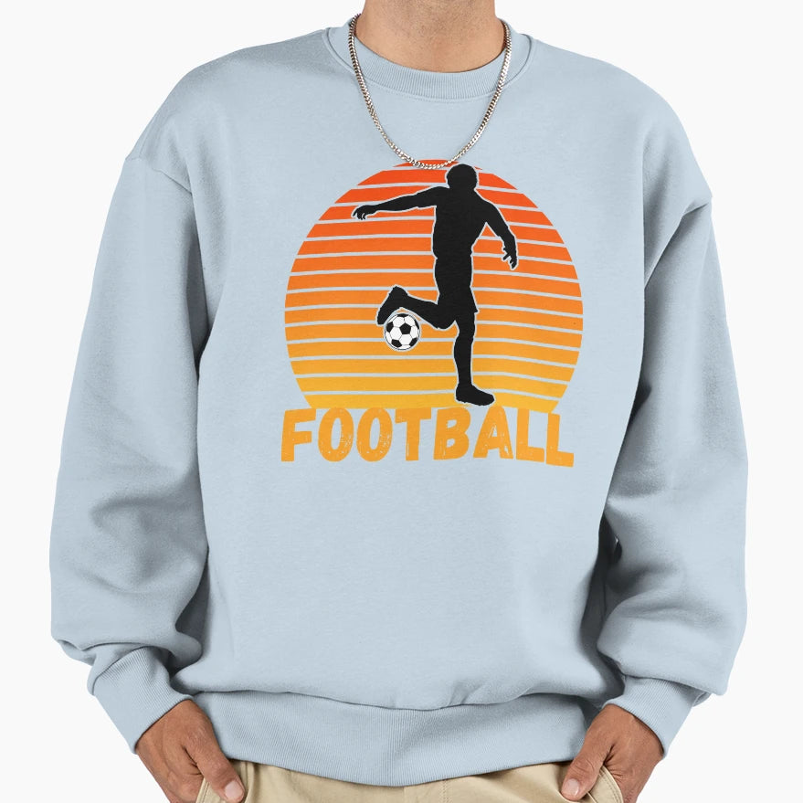 Football Soccer Sweatshirt - Minimalist Print Unisex - T-Shirt, Sweatshirt, Hoodie