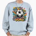 90S Soccer Ball Vibrant Goal Sweatshirt - Fun Novelty Design Unisex - T-Shirt, Sweatshirt, Hoodie