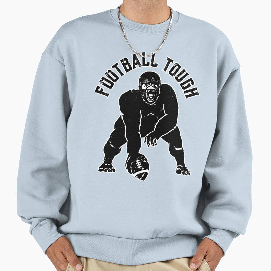 American Football Tough Gorilla Sweatshirt - Aesthetic Graphic for Adults - T-Shirt, Sweatshirt, Hoodie