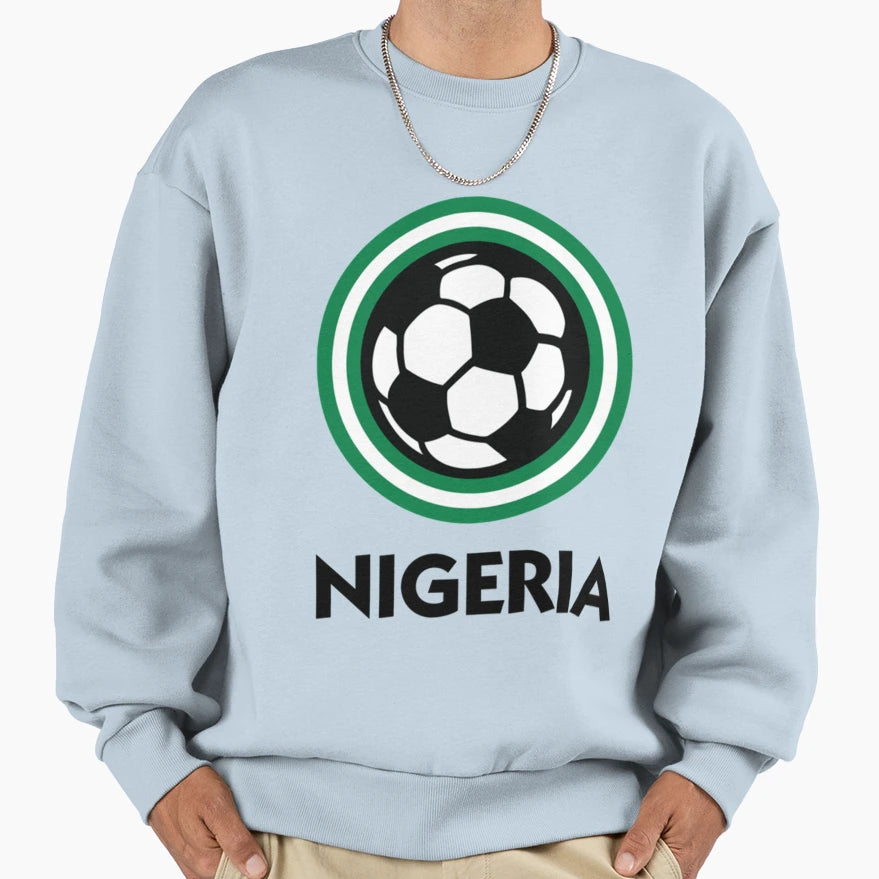 Football Crest Nigeria T-Shirt - Minimalist Print Unisex - T-Shirt, Sweatshirt, Hoodie