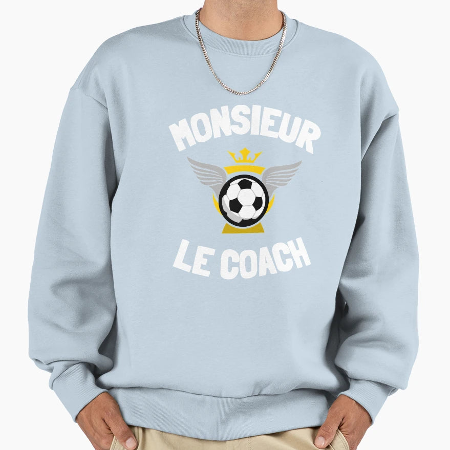 Mr Coach Football Birthday Sport Sweatshirt - Unique Graphic for Adults - T-Shirt, Sweatshirt, Hoodie