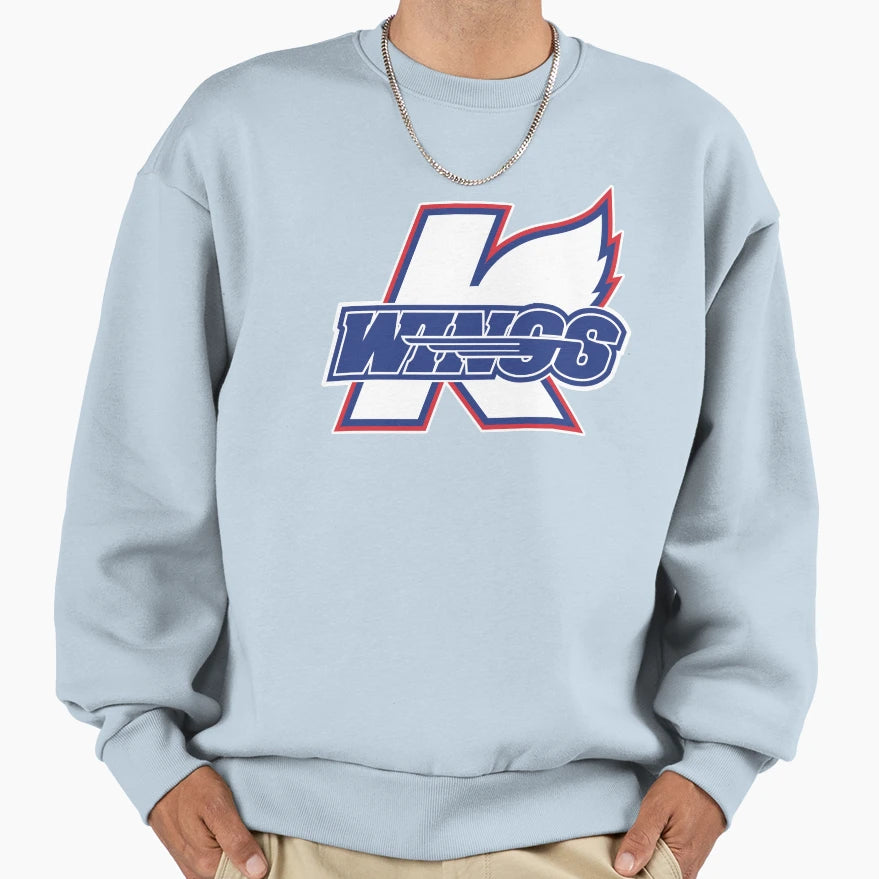 Kalamazoo Wings Sweatshirt - Graphic Print Unisex - T-Shirt, Sweatshirt, Hoodie