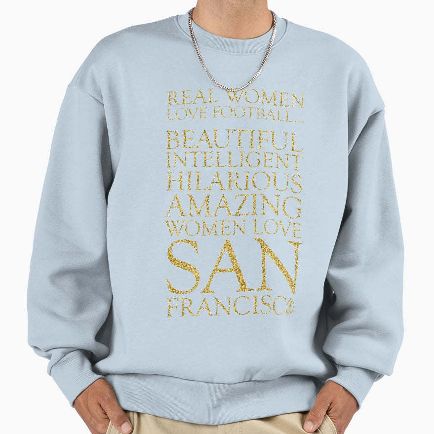 Amazing Hilarious Intelligent Beautiful Sweatshirt - Graphic Print Unisex - T-Shirt, Sweatshirt, Hoodie