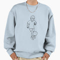Kicking Soccer Ball Sweatshirt - Unique Graphic Men Women - T-Shirt, Sweatshirt, Hoodie