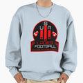 American Ladies European Soccer Sweatshirt - Custom Art Print Men Women - T-Shirt, Sweatshirt, Hoodie